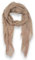 Ziona Sommerschal Damen dünn, Uni Crinkle Look aus Viskose – Weiches Tuch mit Fransen – Halstuch, Stola, Pareo oder Kopftuch – Atmungsaktiv & luftig – Ideal für Reisen, Strand & Alltag (Helltaupe)
