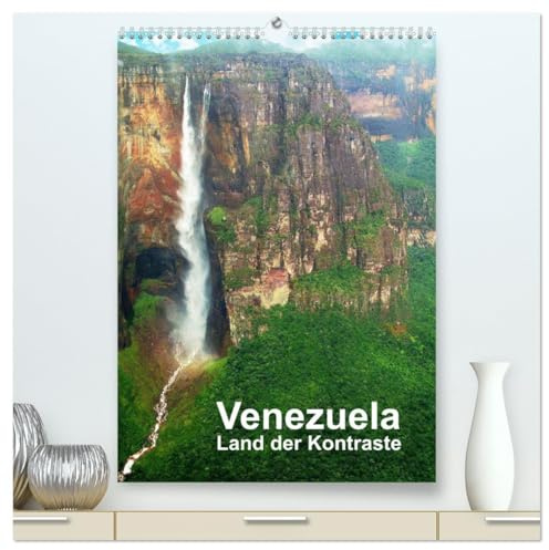 Venezuela - Land der Kontraste (hochwertiger Premium Wandkalender 2026 DIN A2 hoch), Kunstdruck in Hochglanz: Uralte Tafelberge der Gran Sabana, ... Pflanzen, Städte und Strand (CALVENDO Natur)