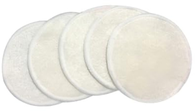 PACKOVE 10stücke Bambusfasern Make-up Entferner Pads Wiederverwendbar Gesichtswaschpads Geeignet Für Augen-make-up-entfernung Lidschatten Mascara Lippenstift Und Mehr Für Reisen