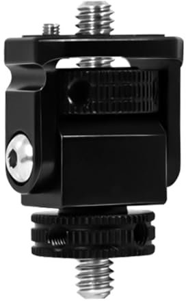 180 360 Grad schwenkbar, neigbar, Monitorhalterung, Schnellspanner, Kaltschuh, 1/4-Zoll-Schraube für DSLR-Kamera-Lichthalterung