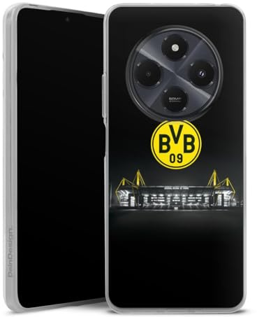 DeinDesign Silikon Hülle kompatibel mit Xiaomi Redmi 14C Case transparent Handyhülle BVB Stadion Borussia Dortmund
