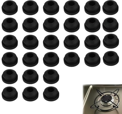 30 Pezzi Tappi In Gomma Passaggi In Gomma Piedi Antiruggine Accessori Da Tavolo Da Cottura Con Barre Da 5 Mm Campeggio Auto Piedi Per Fornelli Da Campeggio Auto Dometic, Smev E Thetford