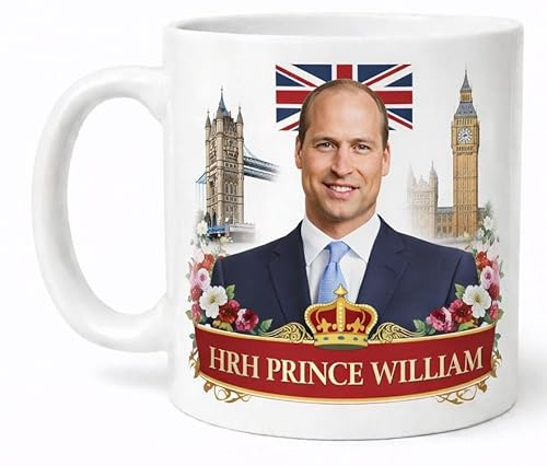 HRH Prince William Mug Royal London Souvenir Gift Mug