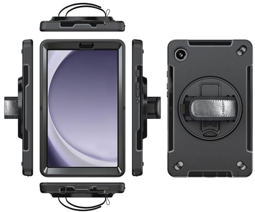 eSTUFF Galaxy Tab A9 Ohio Defender Case with Hand Strap and, ES68105005-BULK