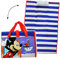 alles-meine.de GmbH gepolsterte Strandmatte/Strandunterlage - - Mickey Maus - 75 cm * 150 cm - incl. aufblasbares Kissen - wasserfest & faltbar - als Unterlage Isomatte -..