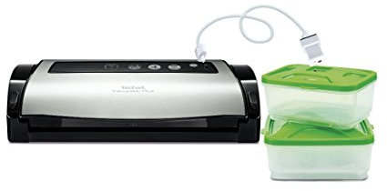 Tefal YY3107FB Vacupack Plus Scellage Appareil de mise sous vide avec 2 Boîtes hermétiques
