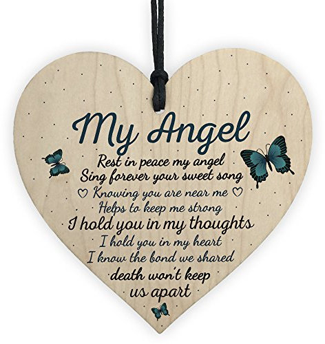 Red Ocean Gedenktafel aus Holz mit Aufschrift Dad Mum Nan