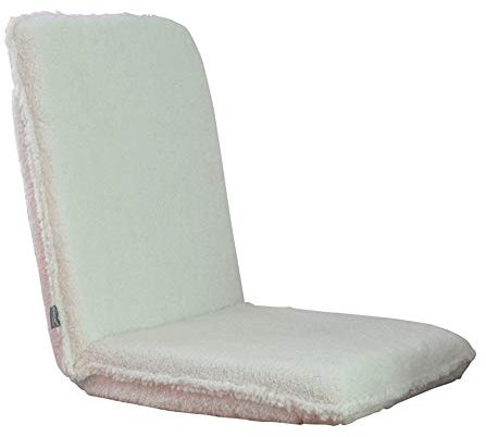 Axdwfd Liegestuhl Lounge Chair, Lazy Couch Tatami Japanischer Computer Schlafzimmer Klappstuhl Single Cute Bed Girl Back Window Fenster Stuhl 116.5x48.5x8.5cm (Color : White)