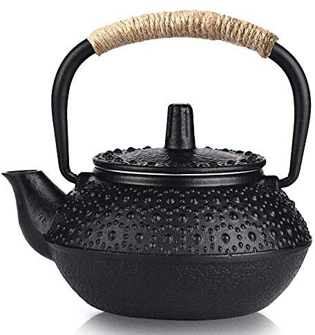 Webao Teekanne aus Gusseisen Traditionelle Eisen-Kanne Tea for ONE Teekanne Japanischer Stil inkl 300ml
