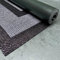 STORESDECO Alfombra vinilica de Tejido Trenzado Premium de Alta Gama Lavable Antideslizante Alfombras vinilicas Resistentes para Salon Cocina habitacion baño Pasillo Color Rectángulos Gris 160x230 cm
