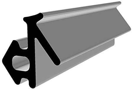 Horivert Fensterdichtung S-834 schwarz 10m Gummidichtung Tür Balkon Dichtungsband Oberlicht Scheibe Luftzugstopper PVC Fenster Kunststofffensterdichtungen