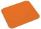 LaTienda23 Petit tapis de souris extra fin pour ordinateur avec base antidérapante en silicone ultra fin Mousepad rectangulaire (Orange)