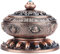IBLUELOVER Brûle-Encens Forme Lotus Encens Encensoir Vintage Porte-encens Cône Bouddha Autel Brûleur d'Encens en Alliage Bronze Brûleur à Arôme Boîte d'Encens Artisanat Décoration Cadeaux Noël