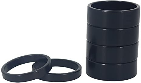 PLATT Fahrrad Ahead Vorbau Spacer 1 Aluminium MTB Rennrad Distanzscheiben Headset Spacer 5mm/10mm für 25,4 mm Vorbauten und Gabeln(6pcs)