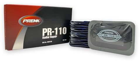 PREMA PR-110 Radialreifenflicken, 8,3 x 5,7 cm, selbstvulkanisierend, für Flache Reifen, universelle Passagierreifen und LKW, 20 Stück