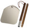 Q Pizza Pizzaschieber aus Aluminium – 30.5x35.6 cm Pizzaschieber mit 101.6 cm abnehmbarem Holzgriff für Ooni Grill Pizzaofen, Outdoor Pizzaofen Zubehör zum Backen von Brot, Teig, Kuchen und Kuchen