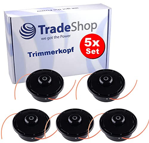 Lot de 5 têtes de coupe M10 filetées gauche compatibles avec Honda UMK425 UMK435 UMK425E UMK431E UMK435E UMR425 UMR425E