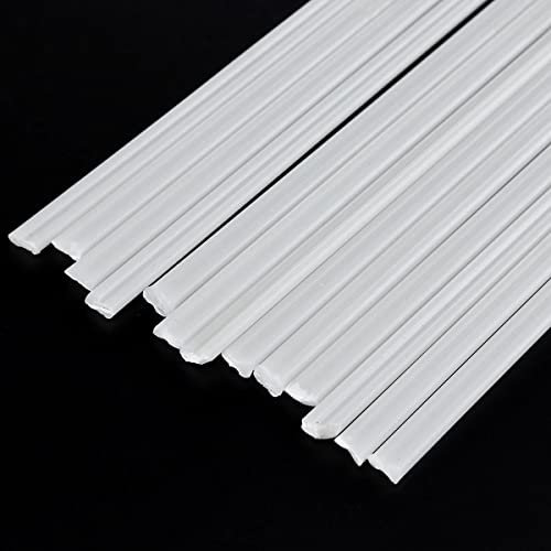 MASUNN Tubes De Soudage en Plastique 50Pcs ABS Bâtons De Soudage 200mm pour Le Soudage en Plastique