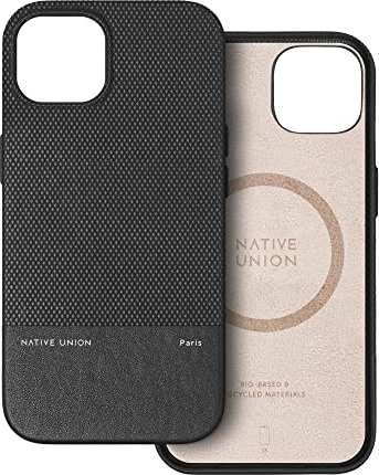 Native Union (Re Classic Case – MagSafe Compatible with Built-in Magnets – Recycled & Plant-Based Materials – Ultra-Durable with 6ft / 1.8m Drop Protection for iPhone 13 Pro Max (Black)