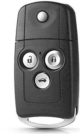 3-Tasten-Fernbedienung, faltbar, Autoschlüssel, Hülle, Gehäuse, Ersatz, Zubehör, passend für Honda Acura Civic Accord Jazz CRV HRV