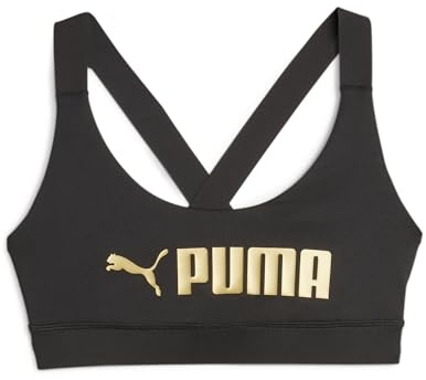 Puma Damen Mid Impact Fit BH Unterwäsche Top