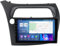 9 Pantalla Táctil HD Android 12 Radio 2 DIN para H-Onda Civic Hatchback 2006-2011 Soporta Llamadas Manos Libres/FM Am RDS Radio/Carplay Auto/Navegación GPS/Control Volante/DSP 1,M100S