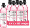 INEOS Lessive Liquide Concentrée, Un Nettoyage Imbattable Grâce Au Pouvoir Des Plantes, Adaptée Aux Peaux Sensibles, Efficace Dès 20°C, Parfum Rose et Fleur De Cajou, 198 Lavages (6 x 1L)
