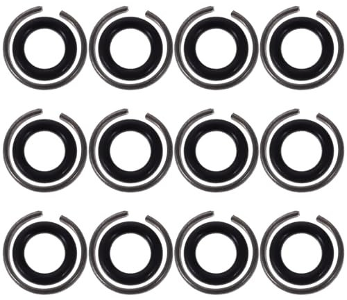Hemobllo 1/2 Schlagschrauber-Halterungen und O-Ring: 12 Sätze Schlagschrauber-Sicherungsringe - mit O Ring-Werkzeugteilen Schlagreibungsring