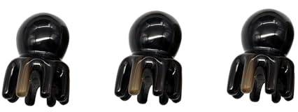 GLEAVI 3 Stk Octopus Massagekamm Shampoo-Bürste für Kopfhautmassagegerät Tragbares Massagegerät werkzeug Kämme Kopfmassagegerät Krakenförmiger Yak-Horn Hornkamm Hornverbrauch