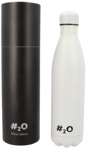 bottiglia termica h2o borraccia in acciaio inox 750 ml isotermica 24h fredda 12h caldo