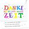 BETESSIN 10 Stück Kita Abschied Geschenkanhänger Karten - Danke für die kunterbunte Zeit - Anhänger Etiketten für Abschiedsgeschenk Kindergarten, Dankeschön Geschenk Erzieherin uvm.