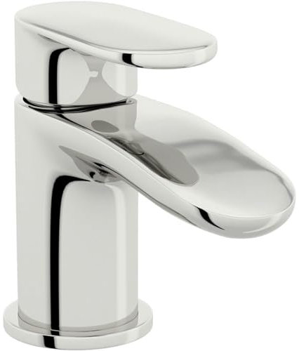 Orchard Arun Cloakroom Basin Mixer tap with Waste - Chrome Cloakroom Basin tap, Round Cloakroom Basin taps, Bathroom taps Reliable