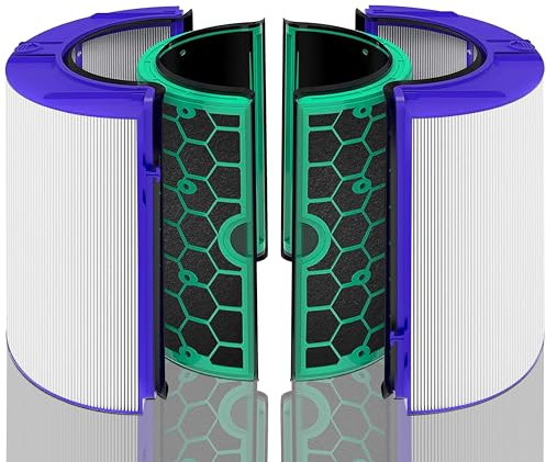 Facecool TP04 HP04 DP04 Ersatzfilter für Dyson Pure Cool und Purifier Kühlluftreiniger HP04 TP04 TP05 DP05, H13 Grade True HEPA-Filter und Aktivkohlefilter