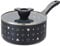 Prestige Disney Monochrome Mickey Mouse Non Stick Saucepan with Lid 18cm, Ceramic Induction Saucepan, PFAS & PFOA Free, Non Toxic Cookware, Black & White