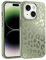 SCORPIFY for iPhone 13 Case [Compatible with MagSafe] with Matte Moss Leopard Cheetah Print Design, Cute Magnetic Phone Cover for Women Girls, Green Neutral Aesthetic, Slim Shockproof Bumper