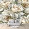 Papier Peint de Photo Fleur De Pivoine Florale 350x256 cm Papier Peint Panoramique Papier Peint intissé Murale Pour Chambre De Fille, Garçon, Chambre De Bébé Salon Chambre Décor