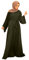 Halloween Maxi Dresses for Women Long Sleeve Dress Flare Sleeve Abaya Elegant Dress Arab Kaftan Long Sleeve Solid Dress Praying Hijab for Girls (Green #3, M)