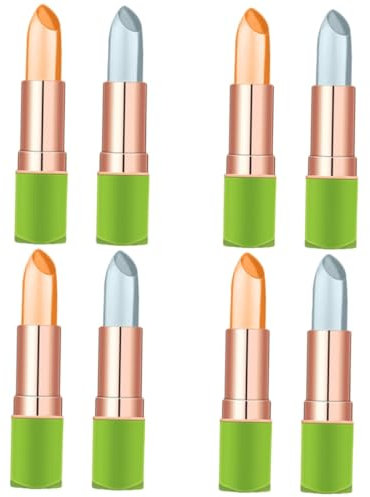 minkissy 3 Sätze Farbwechsel Lippenstift Organischer Lippenbalsam Aloe Lippenbalsam Color Changing Lipstick Farbwechselnder Lippenstift Make-up-lipgloss Lipgloss Mit Farbwechsel 2 Stück * 3