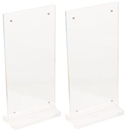 DIYEAH 2stücke Menühalter Magnetische Tischkartenhalter Für Restaurants Hochzeiten Büro Doppelseitig Stabiler Stand Für Und Beschilderungen