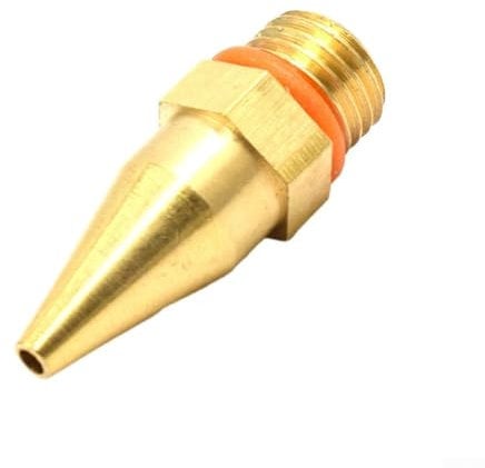 Ugello di ricambio fine per colla a caldo, tubo di rame, design antigoccia, portatile e leggero (34 x 2 mm)