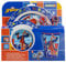 Set vajilla infantil reutilizable apta para microondas compuesto por vaso, plato, cuenco y cubiertos de Spiderman