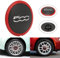 MABEIYE 4 Pièces Car Cache Moyeux pour Fiat 500 133mm, enjoliveur de Voiture，Cache moyeu Centre de Roue，Jante Centre d'emblème Accessoires,D