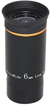 Teleskop-Zubehör Astronomisches Teleskop Okular Tiefplatz Okular Ansicht Okular 66 Grad Weitwinkel Okular 1 5mm 20mm. Reiseteleskop(15mm)