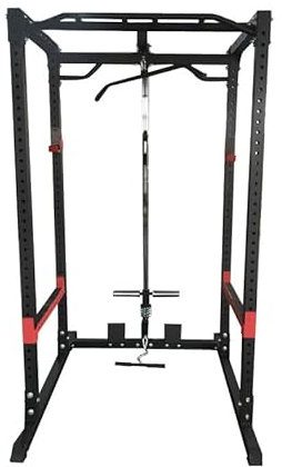 ION Fitness Power Rack mit Flaschenzug IF4070 - Maximale Last in der Cage 350kg - Maximale Last in der Pulley 80kg
