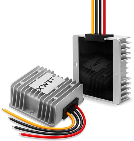 XWST 48 V 12 V Convertidor DC 36 V/48 V a 12 V 20 A 240 W Auto Fuente de alimentación Convertidor Transformador Transformador Adaptador Amplia Entrada para Coche Motor Camión Coche Coche Barco