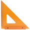 ANKROYU Règle triangulaire pour menuiserie 18 x 18 cm, outil de mesure d'angle droit à 90 degrés avec base, positionnement sur panneau synthétique
