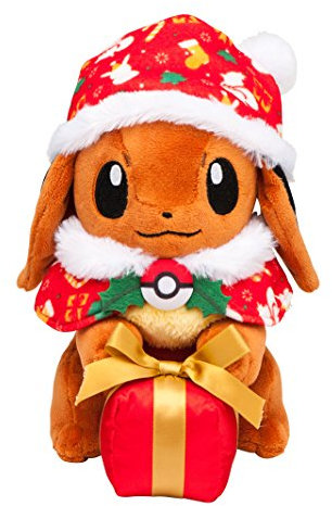 Pokemon Center Limited Christmas - Noël Eevee - Evoli Plush - Peluche