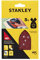 Stanley Mouse Schleifpapier (Körnung K40, extra grob gekörnt, mit Klett-Fix, passend für Black+Decker Kompakt-Mouse) STA31034