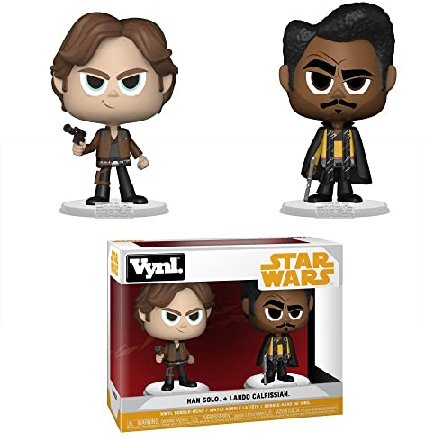 Funko VYNL 4 Inch 2-Pack: Star Wars: Solo: Han Solo & Lando Calrissian