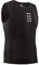 WOSAWE Herren Radsport Kompressions-Tanktop Mesh Atmungsaktiv Ärmellos Funktionsshirts Schnell Trocken Baselayer Unterhemd (Schwarz, XXXL)